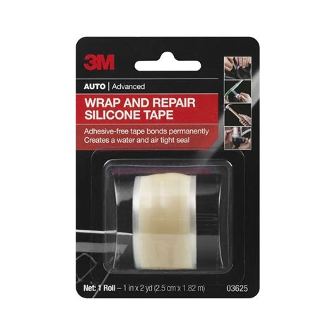 tape to seal water leaks|3M Wrap and Repair Silicone Tape, 03625, 1 in x 6 ft